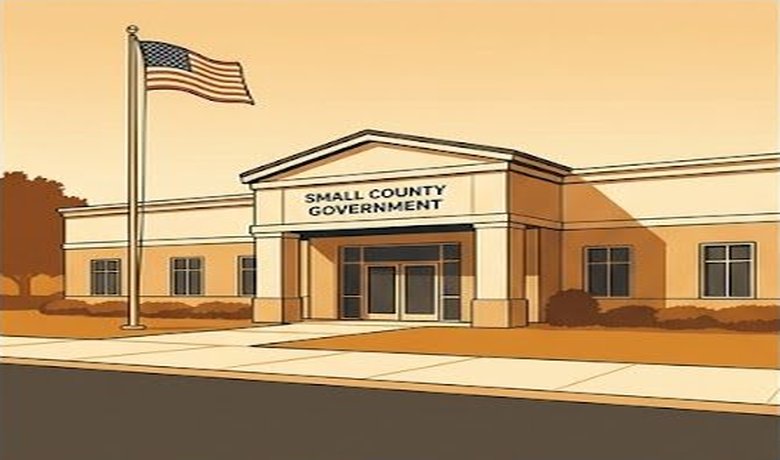 County government office building where bonded trailer title applications are processed
